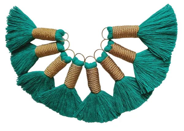 Handmade_Mini_Cotton_Tassels_with_Zari_Winding,_Pack_of_10_(Aqua_Blue)