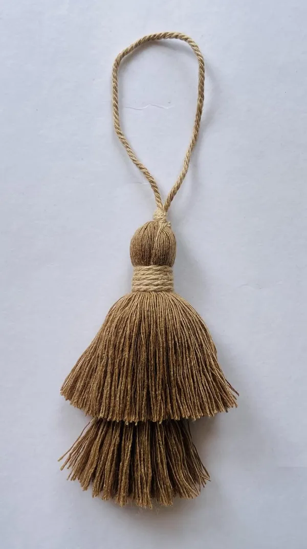 Plain_Long_Handmade_Two-Tier_Cotton_Tassels_(Pack_of_5,_Dark_Beige)