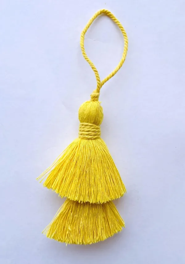 Plain_Long_Handmade_Two-Tier_Cotton_Tassels_(Pack_of_5,_Bright_Yellow)