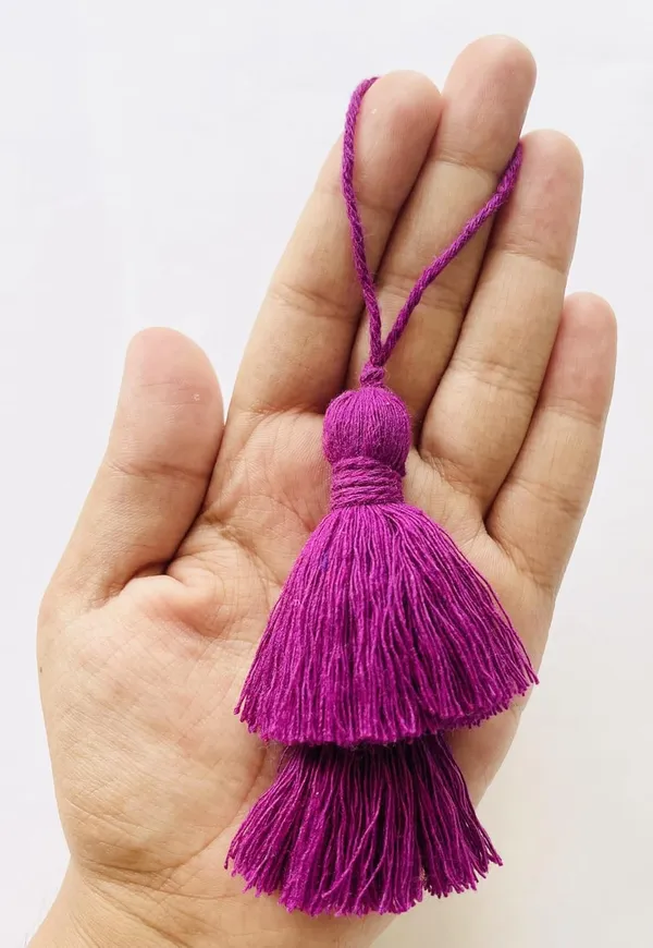 Plain_Long_Handmade_Two-Tier_Cotton_Tassels_(Pack_of_5,_Purple)
