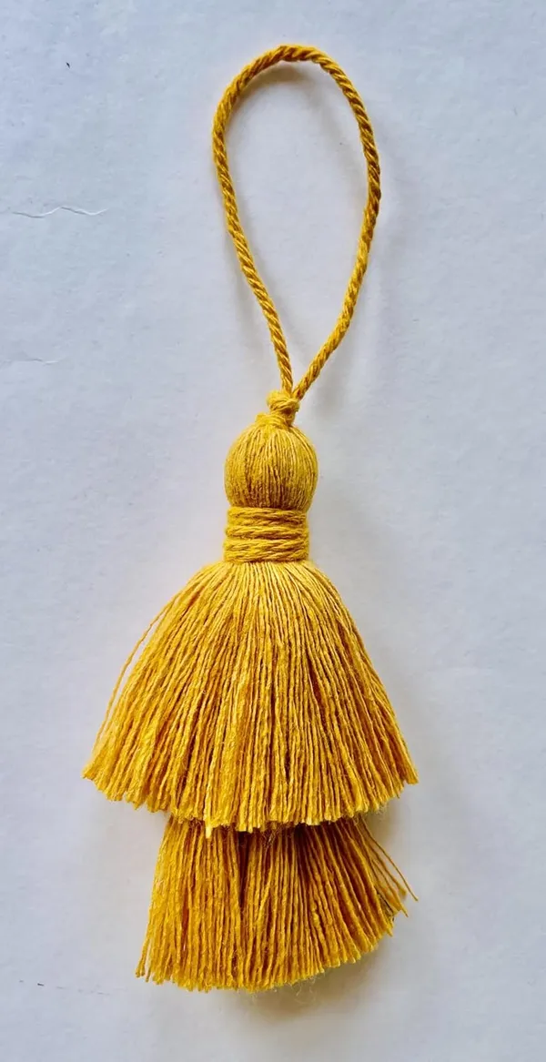 Plain__Long_Handmade_Two-Tier_Cotton_Tassels_(Pack_of_5,_Mustard)