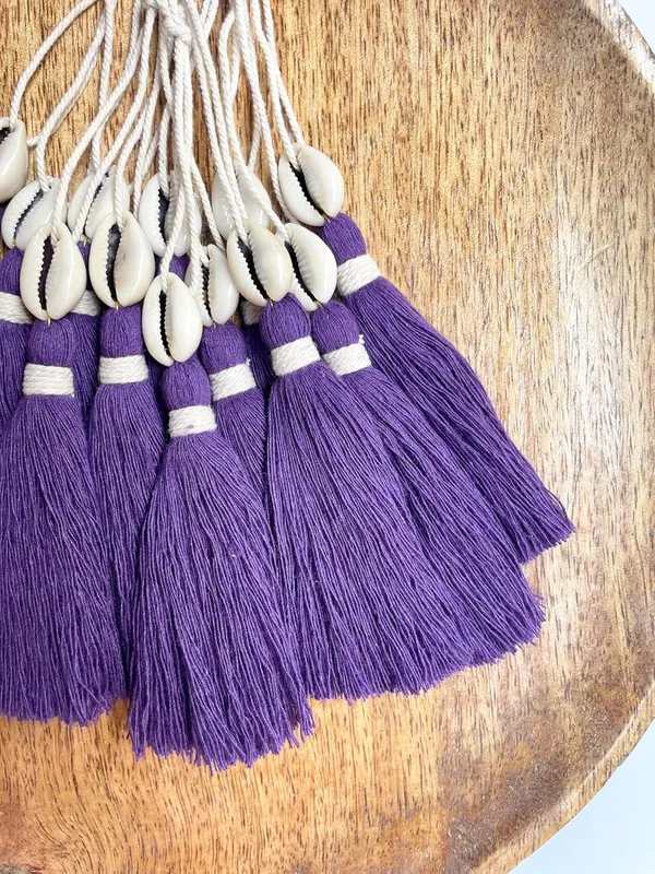Long_Handmade_Cotton_Tassels_with_Cowrie_Shells_for_DIY_&_Crafts_Project,_Pack_of_10_(Dark_Purple)