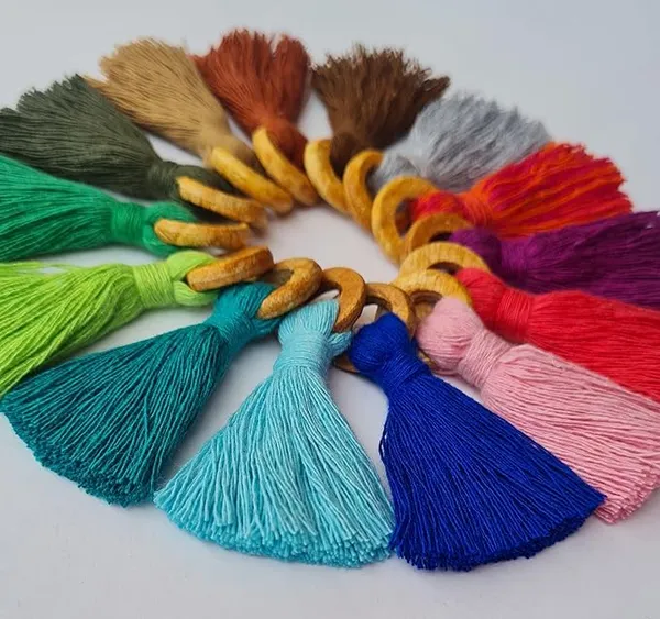 Mini_Cotton_Tassels_with_wooden_rings_for_Saree/Blouse/Dupatta/DIY/Decor,_Pack_of_10_()