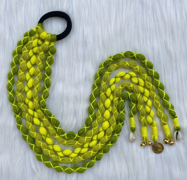Rang_-_Handmade_Parandi_(Green)_(Full_Length_20-22_inch)_(Pack_of_1)