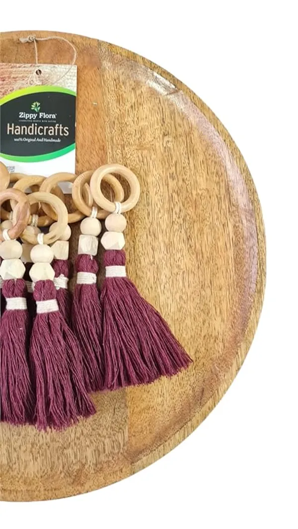 Panache_Handmade_Cotton_Tassels_for_DIY_&_Craft_Projects,_Pack_of_10_(Burgundy)