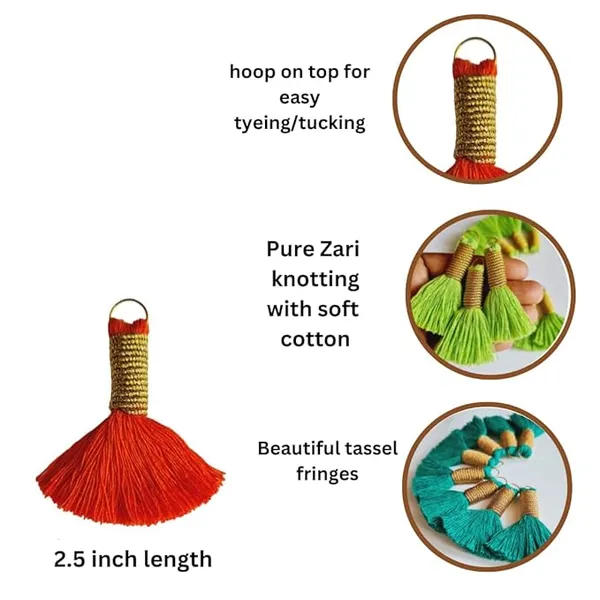 Mini_Cotton_Handmade_Tassels_With_Zari_Winding,_Pack_Of_10_(Orange)