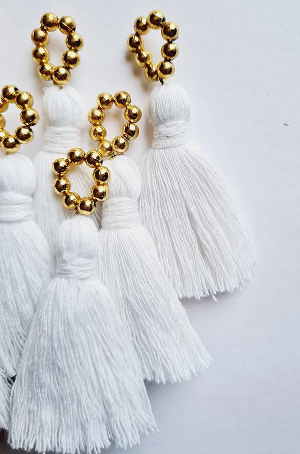Mini_Cotton_Tassels_with_Golden_Pearls_for_Saree/Blouse/Dupatta/DIY/Decor,_Pack_of_10_(White)