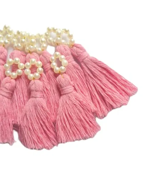 Mini_Cotton_Tassels_with_Pearls_for_Saree/Blouse/Dupatta/DIY/Decor,_Pack_of_10_(Baby_Pink)