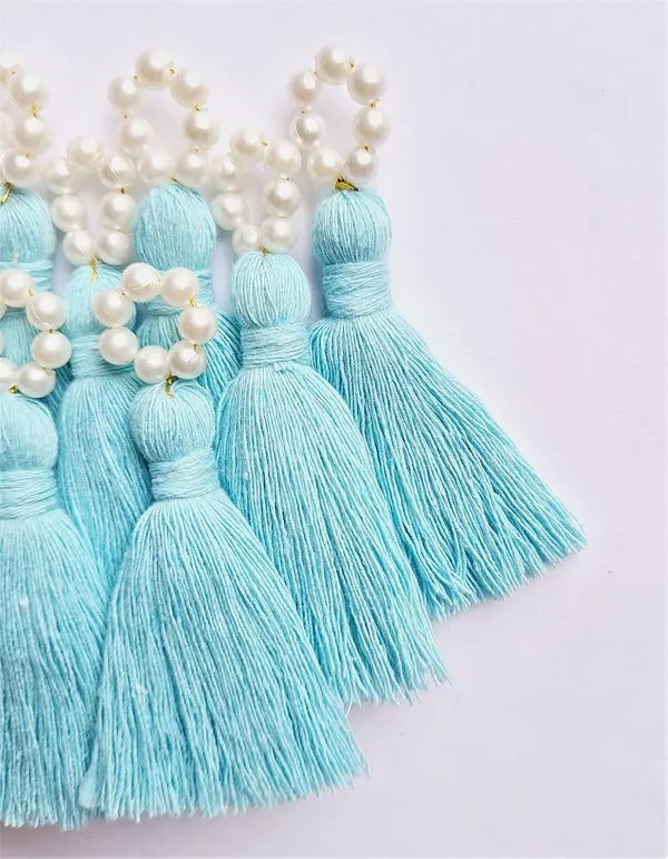 Mini_Cotton_Tassels_with_Pearls_for_Saree/Blouse/Dupatta/DIY/Decor,_Pack_of_10_(Sky_Blue)