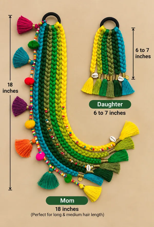 Mom_&_daughter_HairStrings_Combo_(Green)