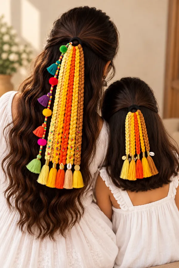 Mom_&_daughter_HairStrings_Combo_(Yellow)
