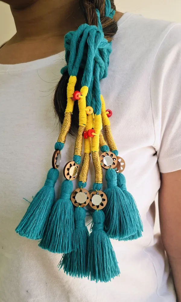 Neelima_-_Boho_Hnadmade_Parandi_(Aqua_Blue_-Pack_of_1)