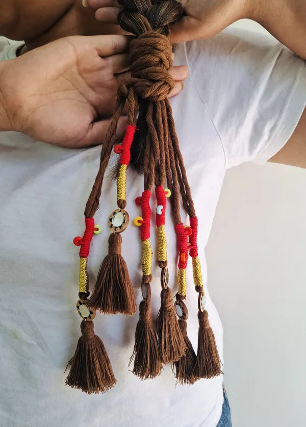 Neelima_-_Boho_Hnadmade_Parandi_(Chocolate_Brown_-Pack_of_1)