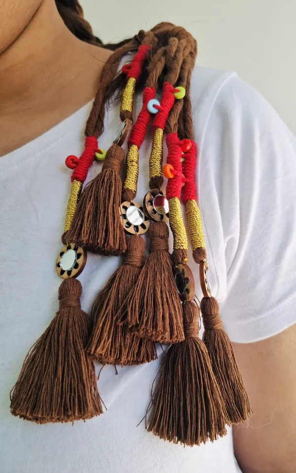 Neelima_-_Boho_Hnadmade_Parandi_(Chocolate_Brown_-Pack_of_1)