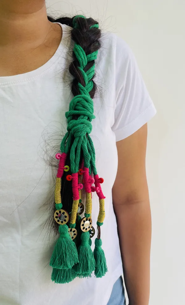 Neelima_-_Boho_Hnadmade_Parandi_(Dark_Green_-Pack_of_1)