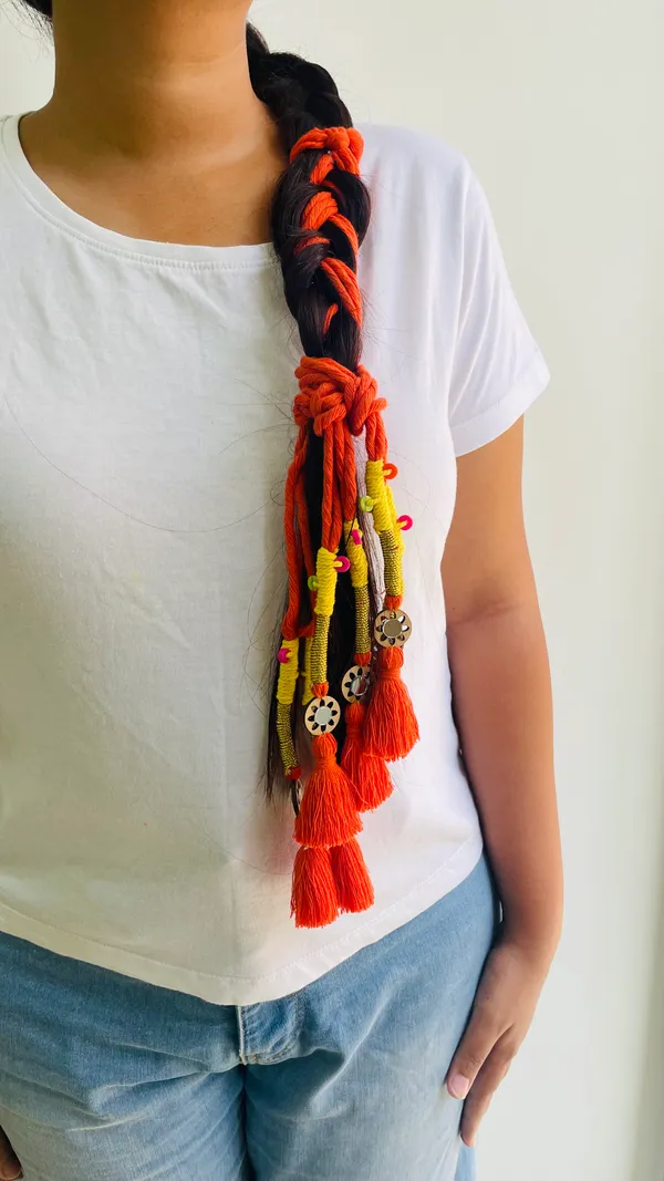 Neelima_-_Boho_Hnadmade_Parandi_(Orange-Pack_of_1)