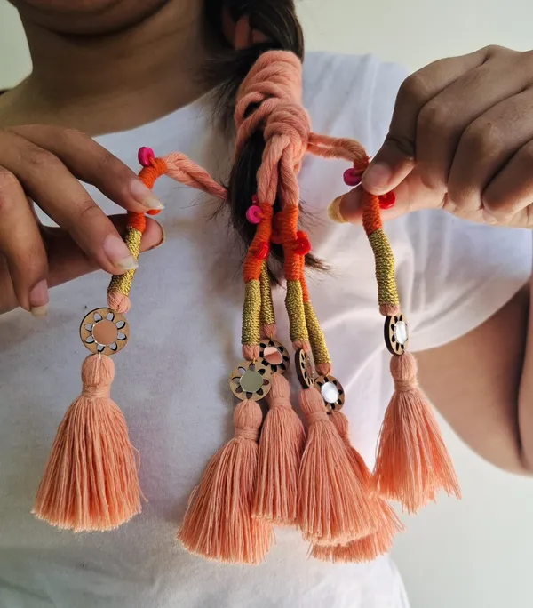 Neelima_-_Boho_Hnadmade_Parandi_(Peach_-Pack_of_1)