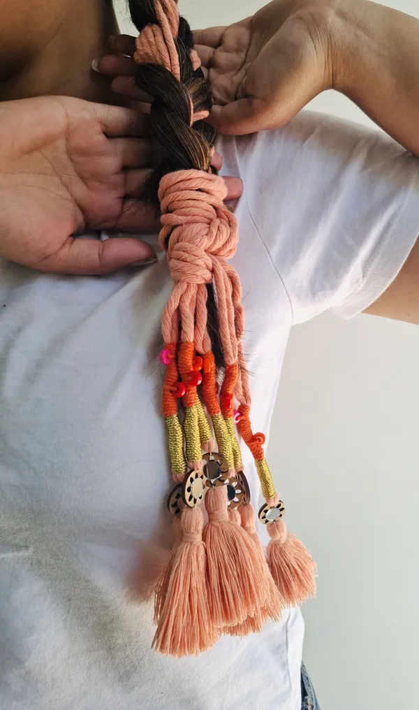 Neelima_-_Boho_Hnadmade_Parandi_(Peach_-Pack_of_1)