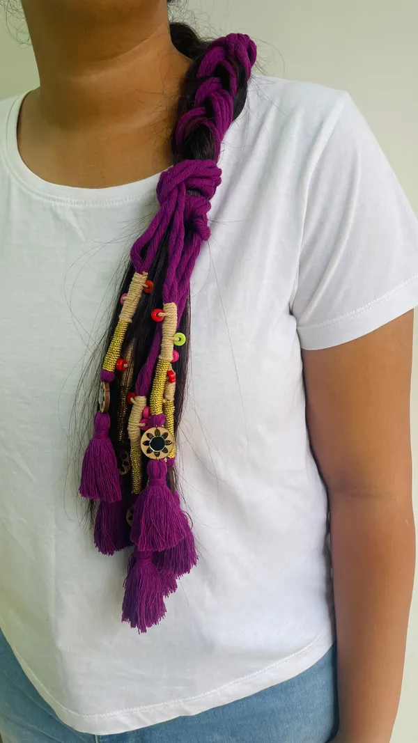 Neelima_-_Boho_Hnadmade_Parandi_(Purple_-Pack_of_1)