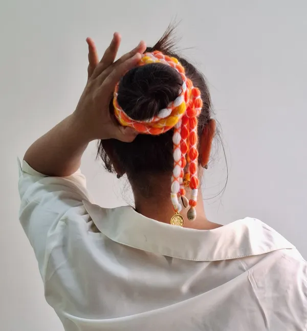 Rang_-_Handmade_Parandi_(Orange)_(Full_Length_20-22_inch)_(Pack_of_1)