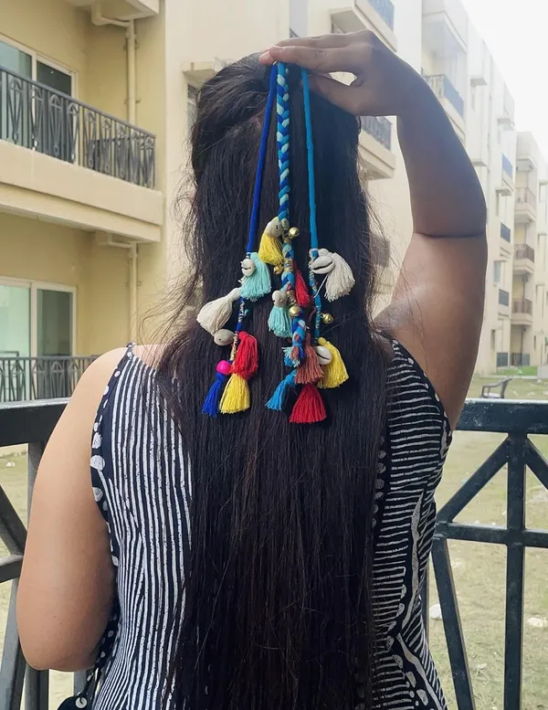 Blue_Boho_Handmade_Colorful_Hair_string_(Shoulder_Length__|12-14_inch)_(Pack_of_1)