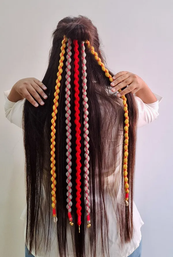 Rang_-_Handmade_Parandi_(Red)_(Full_Length_20-22_inch)_(Pack_of_1)