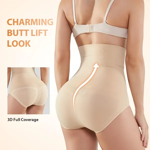 Beige_Nylon_Tummy_Shaper_For_Women_&_Girls