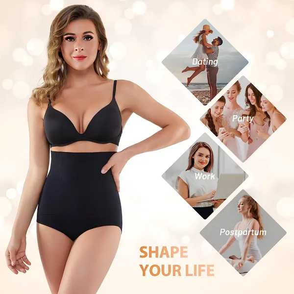 Black_Nylon_Tummy_Shaper_For_Women_&_Girls