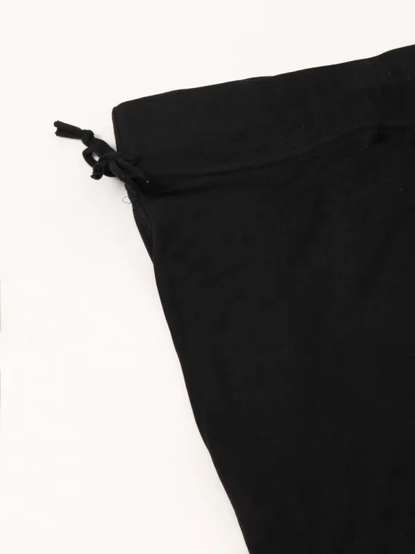 Black_Cotton_Saree_Shapewear_For_Women_&_Girls
