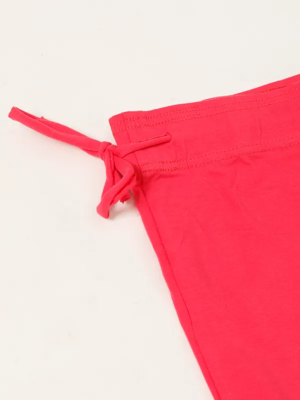 Carrot_Red_Cotton_Saree_Shapewear_For_Women_&_Girls