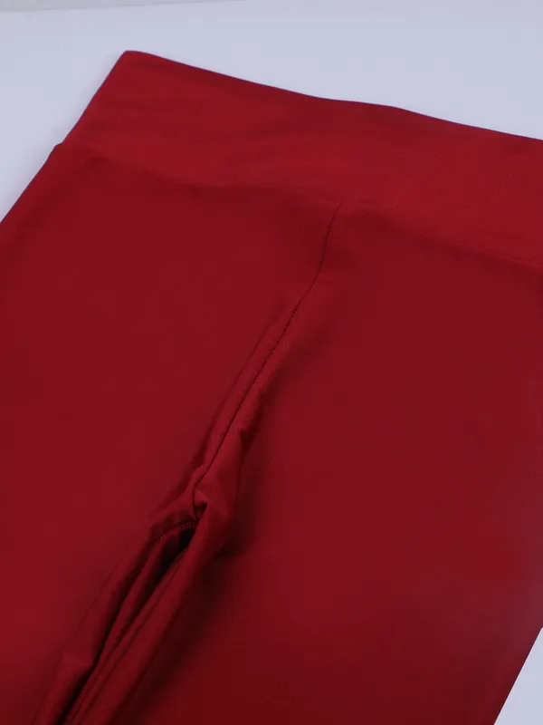 Luxe_Premium_Maroon_High_Waist_Metallic_Shimmer_&_Glossy_Leggings_For_Women_&_Girls