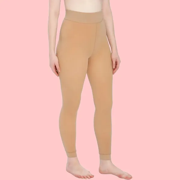 Beige_Nylon_Fur_Stockings_For_Women_&_Girls