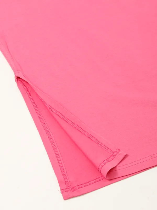 Dark_Pink_Cotton_Saree_Shapewear_For_Women_&_Girls