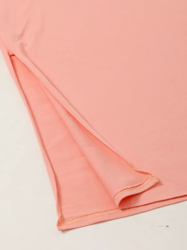 Peach_Cotton_Saree_Shapewear_For_Women_&_Girls