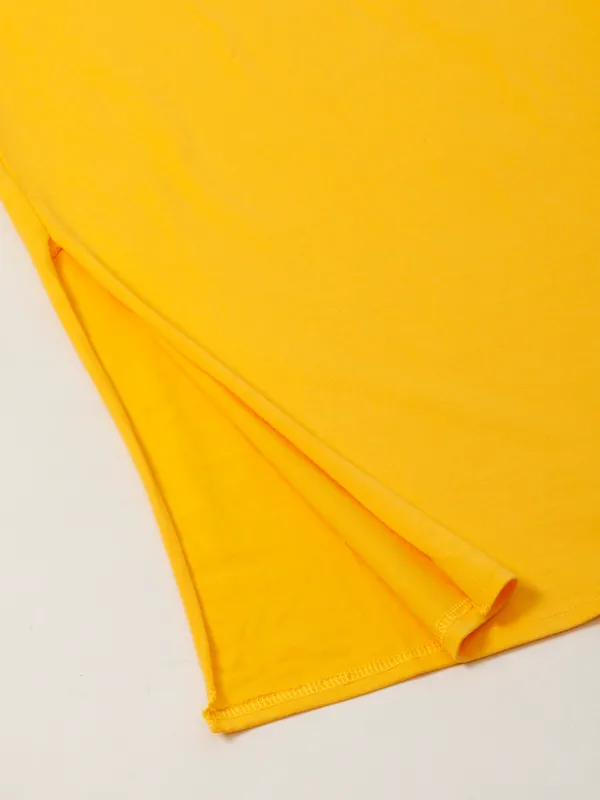 Yellow_Cotton_Saree_Shapewear_For_Women_&_Girls