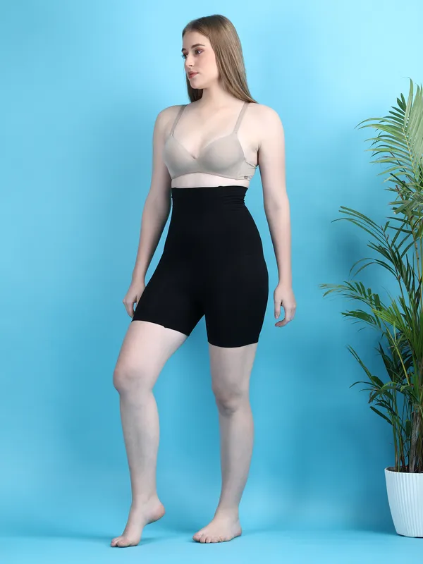 Black_Nylon_Tummy_&_Hip_Shaper_For_Women_&_Girls