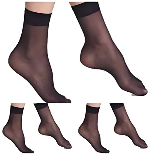 Black_Nylon_Socks_For_Women_&_Girls