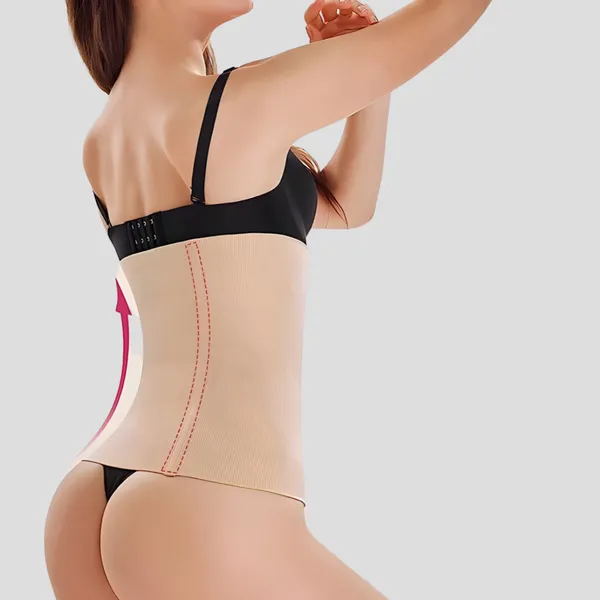 Beige_Nylon_Corset_Shaper_For_Women_&_Girls