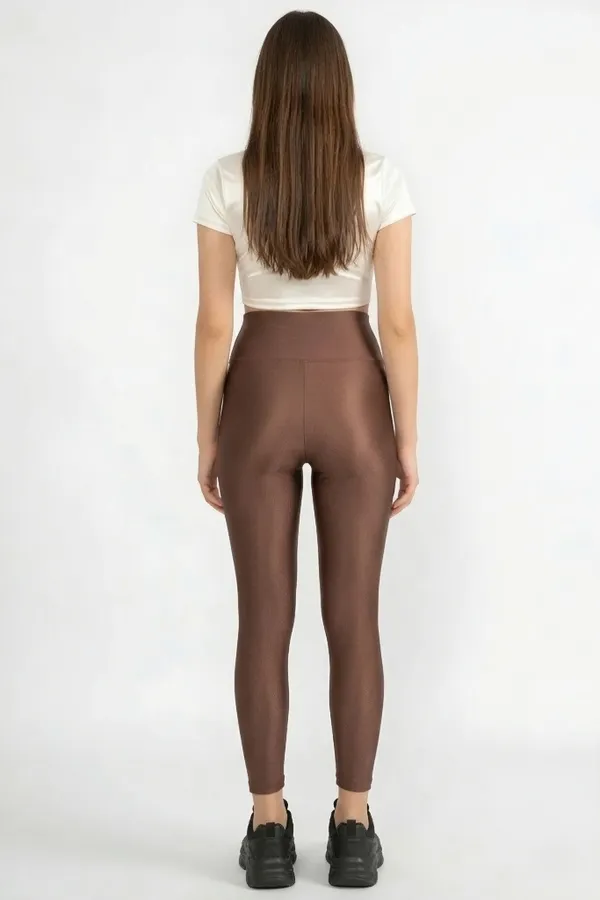 Premium_Luxe_High_Waist_Coffee_Brown_Metallic_Glossy_Tights_Glossy_Leggings_Shiny_Shimmer_Leggings_Shimmer_Tights