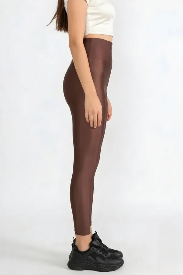 Premium_Luxe_High_Waist_Coffee_Brown_Metallic_Glossy_Tights_Glossy_Leggings_Shiny_Shimmer_Leggings_Shimmer_Tights