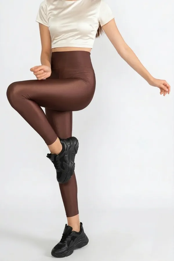 Premium_Luxe_High_Waist_Coffee_Brown_Metallic_Glossy_Tights_Glossy_Leggings_Shiny_Shimmer_Leggings_Shimmer_Tights