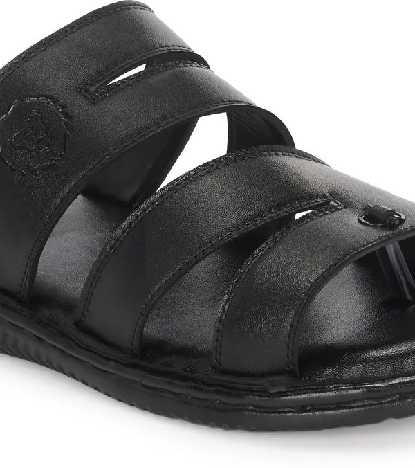 KASTAVA_Synthetic_Cushioned_Comfortable_Men_Sandals_(Black)