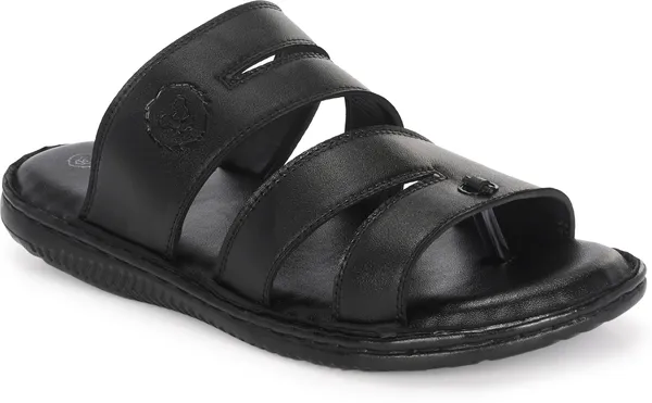 KASTAVA_Synthetic_Cushioned_Comfortable_Men_Sandals_(Black)