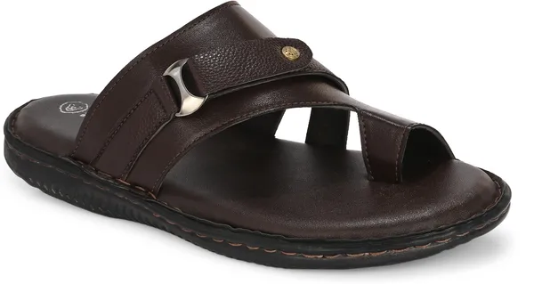 KASTAVA_Cross_Strap_Synthetic_Toe_Ring_Men_Sandals_(Brown)