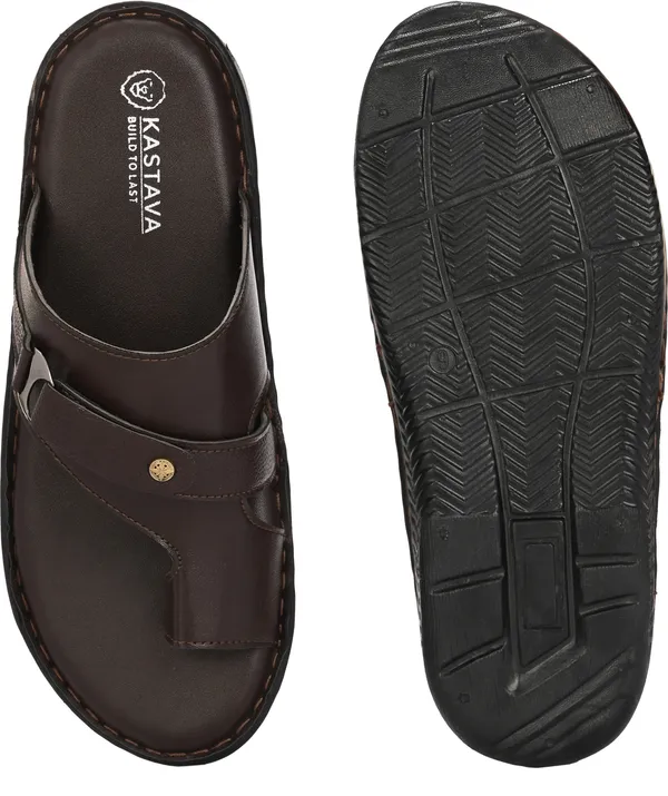 KASTAVA_Cross_Strap_Synthetic_Toe_Ring_Men_Sandals_(Brown)