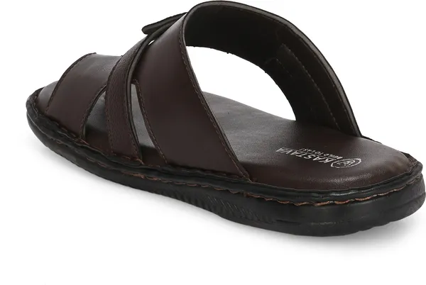 KASTAVA_Cross_Strap_Synthetic_Toe_Ring_Men_Sandals_(Brown)
