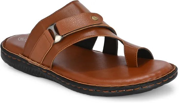 KASTAVA_Cross_Strap_Synthetic_Toe_Ring_Men_Sandals_(Tan)