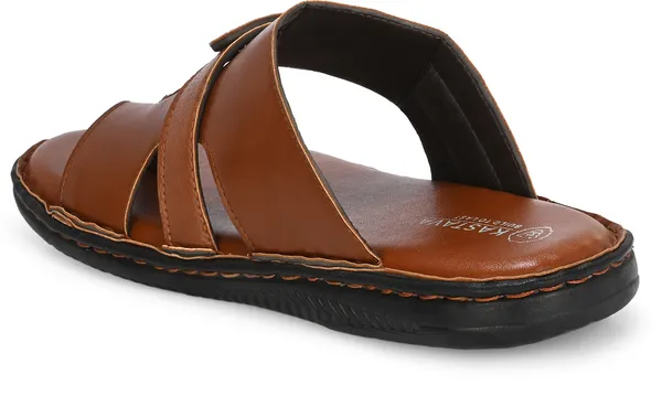 KASTAVA_Cross_Strap_Synthetic_Toe_Ring_Men_Sandals_(Tan)