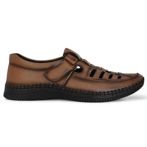 KASTAVA_Premium_Cushioned_Fisherman_Men_Sandals_(Tan)