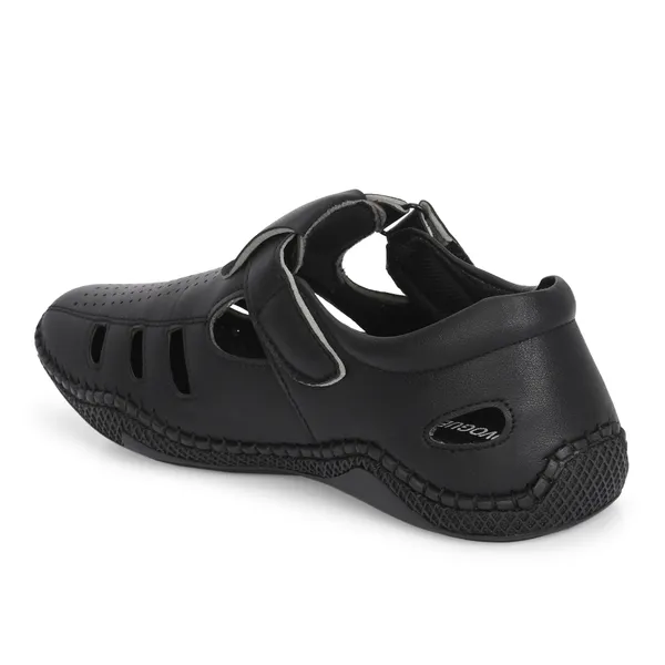 KASTAVA_Premium_Cushioned_Fisherman_Men_Sandals_(Black)